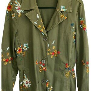 Johnny Was Embroidered Coat for Women Size Medium